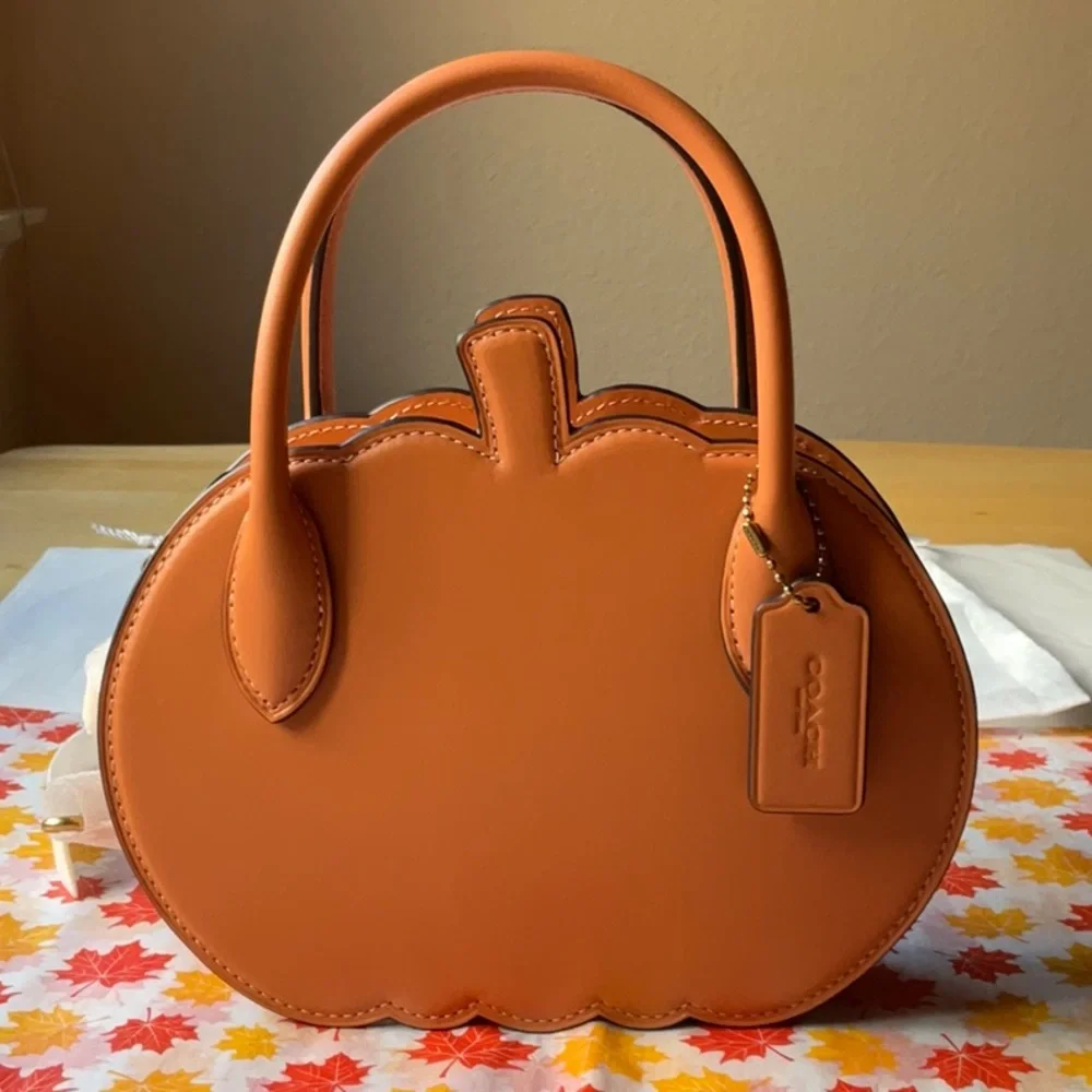 🎃  COACH PUMPKIN BAG 🎃 NWT 🎃 - Picture 4 of 16